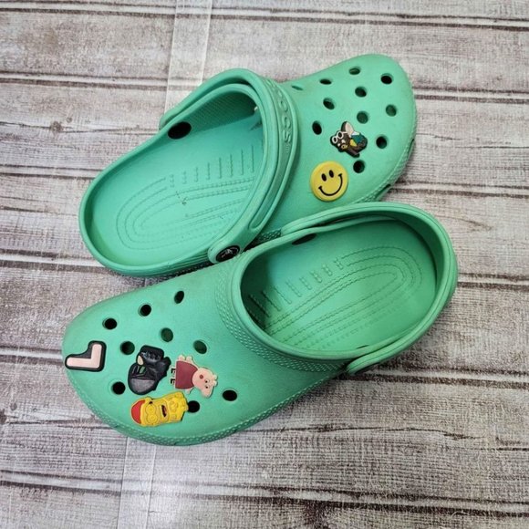CROCS Shoes Green Crocs Poshmark